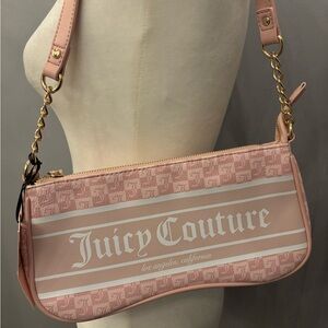 Juicy Couture Pink Diamond Shoulder Bag with Gold Accents (NWT)